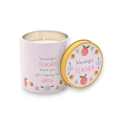Picture of LOVE LIFE TIN CANDLE - TEACHER